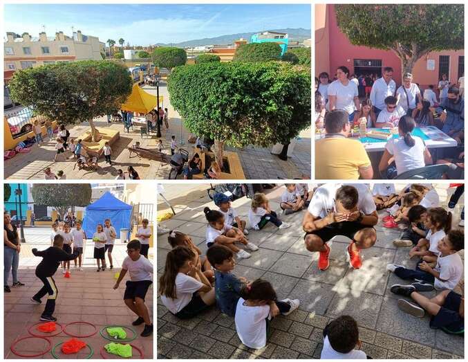 Imágenes de las actividades de este viernes en la plaza pública de La Pardilla/TA.